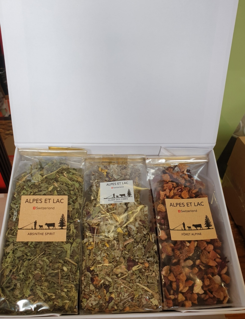 Coffret Mélange de tisanes Alpes et Lac